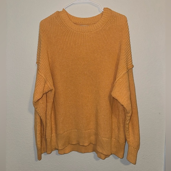 American Eagle Outfitters Knit Sweater Orange - Picture 2 of 5